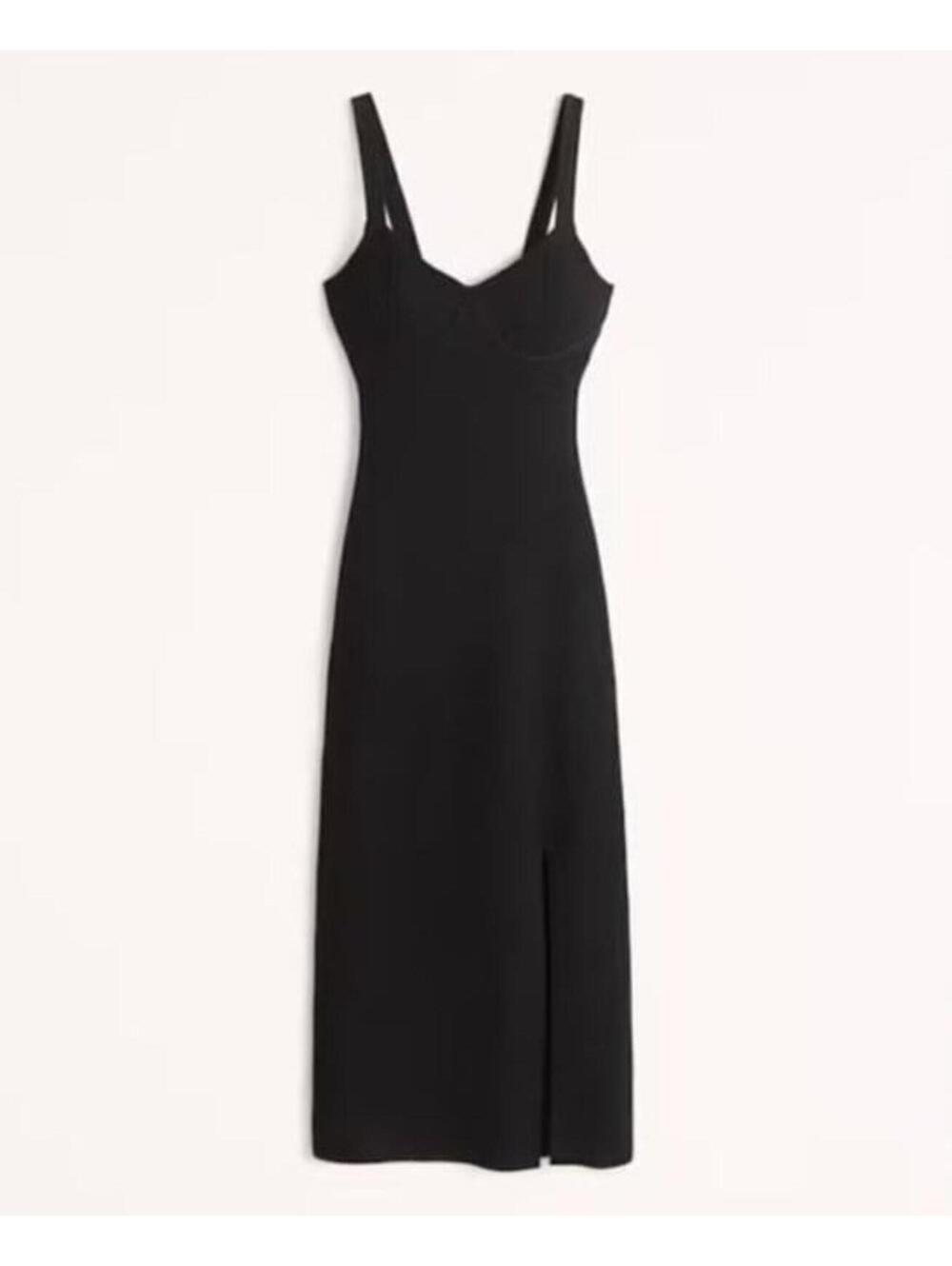 Abercrombie and Fitch Corset Midi Sweater Dress (SIZE XXS)